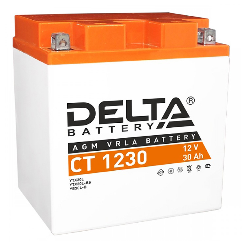 Аккумулятор Delta CT 1230 (12V / 30Ah)
