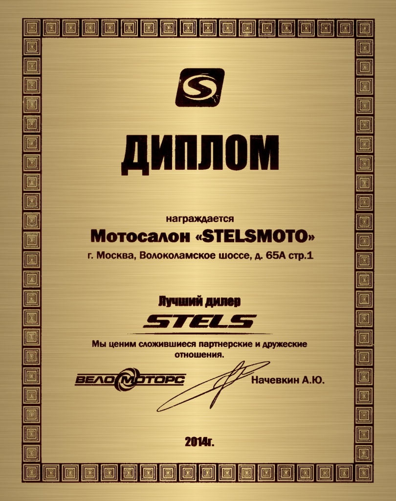Лучший дилер STELS